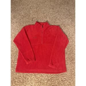 Vintage Columbia Fleece Red Size XL Y2K